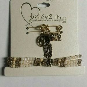 L&J Jewelry Charm Bracelet "Tree of Life, NWT